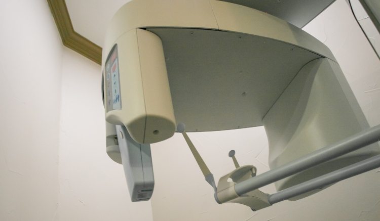 Dental scanning machine